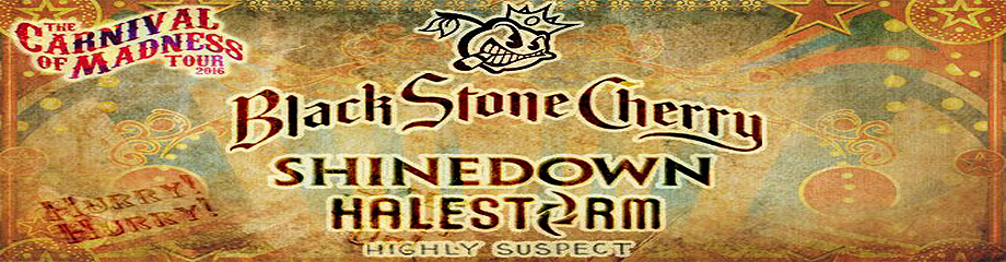 Shinedown, Halestorm, Black Stone Cherry & Whiskey Myers