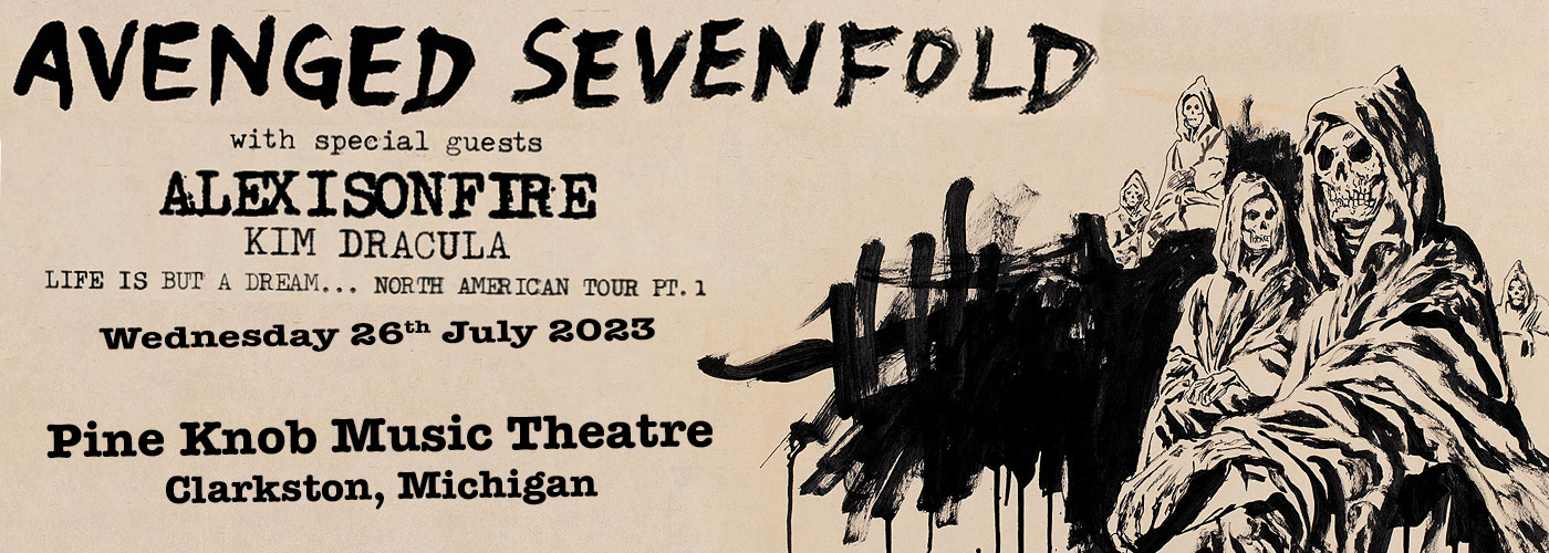 Avenged Sevenfold, Alexisonfire, & Kim Dracula at Pine Knob Music Theatre