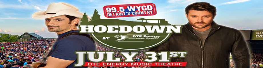 99.5 WYCD Hoedown: Brad Paisley & Chris Young