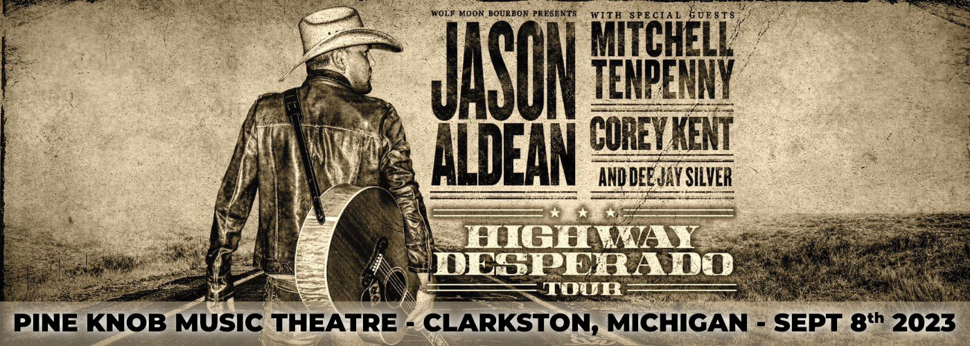 Jason Aldean, Mitchell Tenpenny, Corey Kent & Dee Jay Silver at Pine Knob Music Theatre