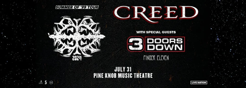 Creed at Pine Knob Music Theatre