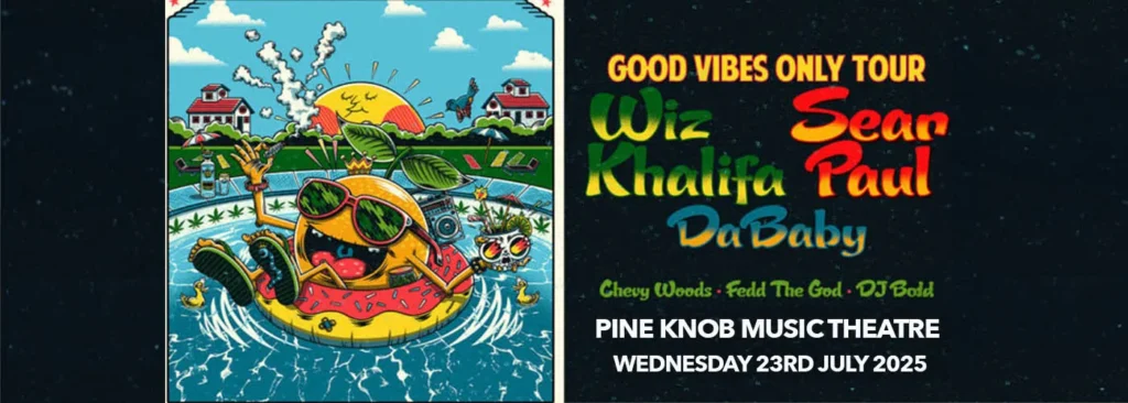 Wiz Khalifa & Sean Paul at Pine Knob Music Theatre