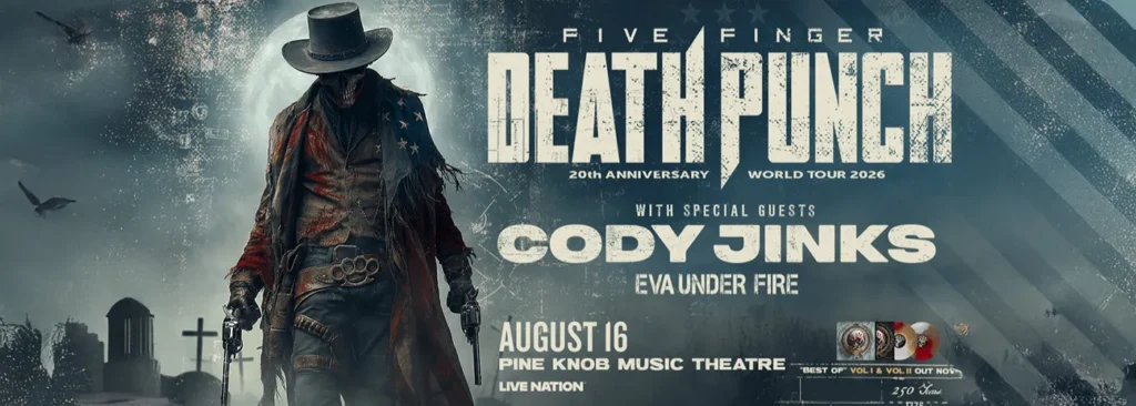 Five Finger Death Punch at Pine Knob Music Theatre