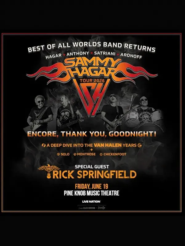 Sammy Hagar & Rick Springfield tickets