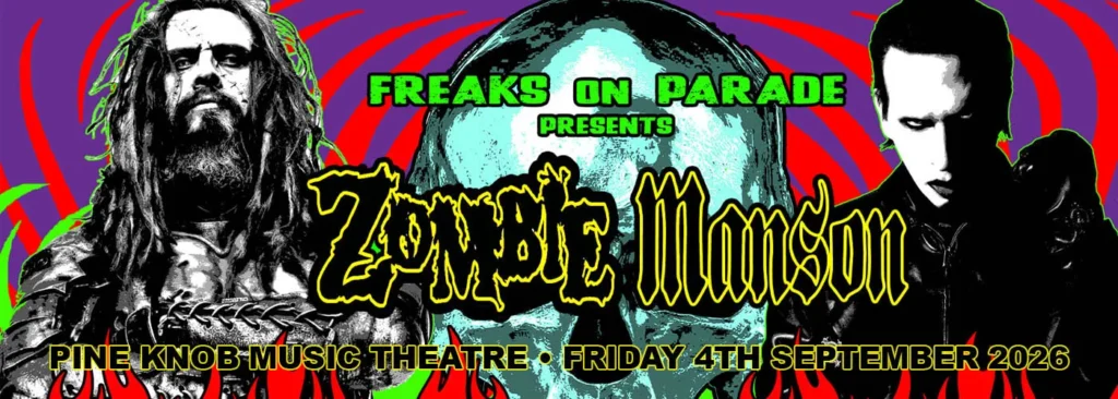 Rob Zombie & Marilyn Manson at Pine Knob Music Theatre