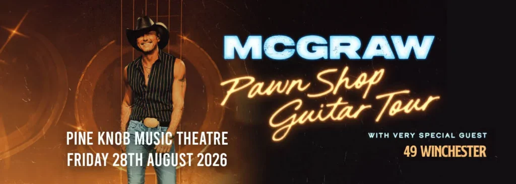 Tim McGraw & 49 Winchester at Pine Knob Music Theatre