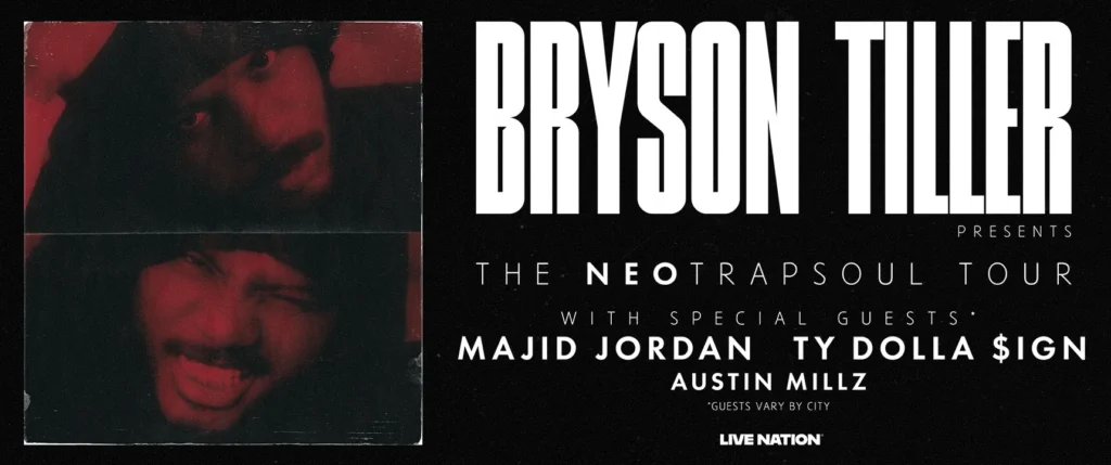 Bryson Tiller at Pine Knob Music Theatre
